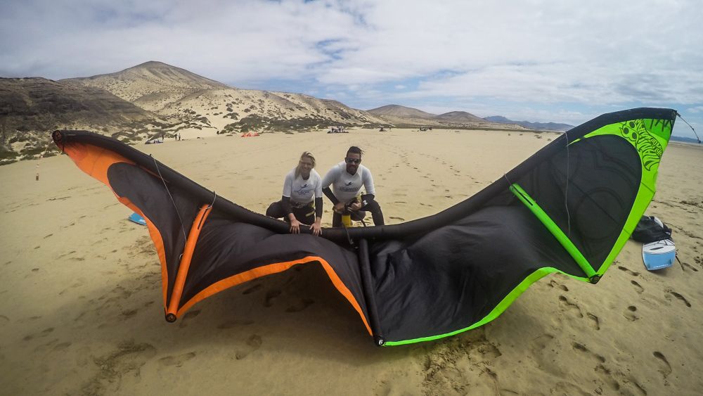 Kiten lernen auf Fuerteventura