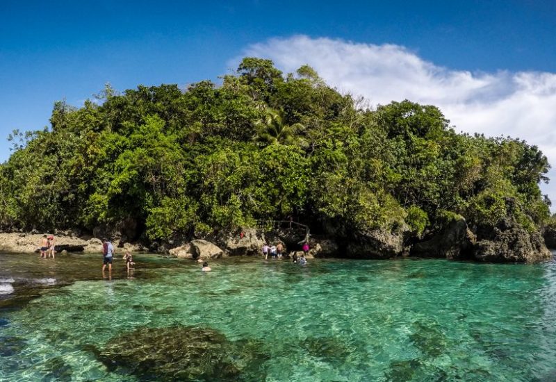 Magpupungko Pool in Pilar, Siargao Philippinen