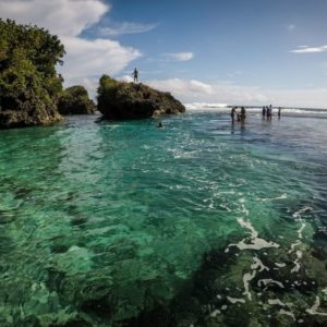 Magpupungko Pool in Pilar, Siargao Philippinen