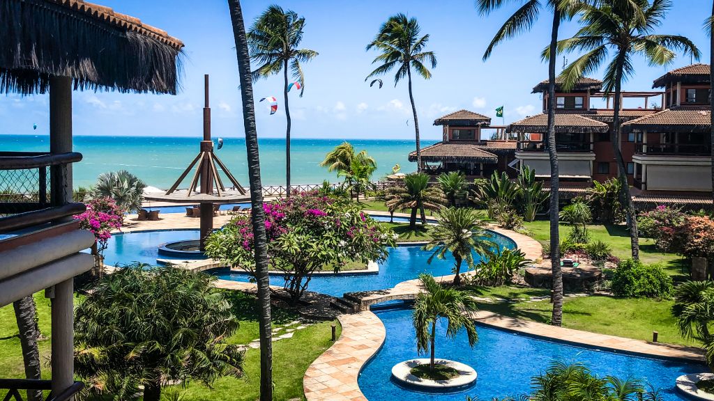 Kiten in Cumbuco, Brasilien