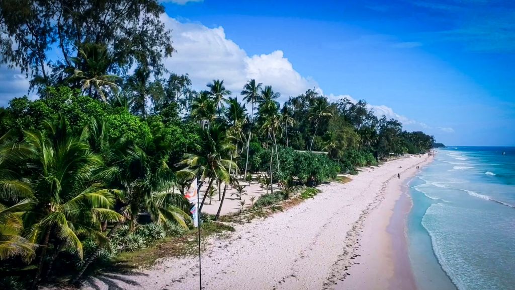Kitespots in Kenia, Kitesurfen am indischen Ozean