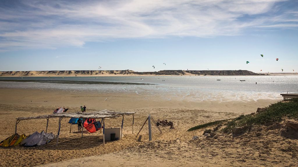 Kitesurfen in Dakhla, Marokko
